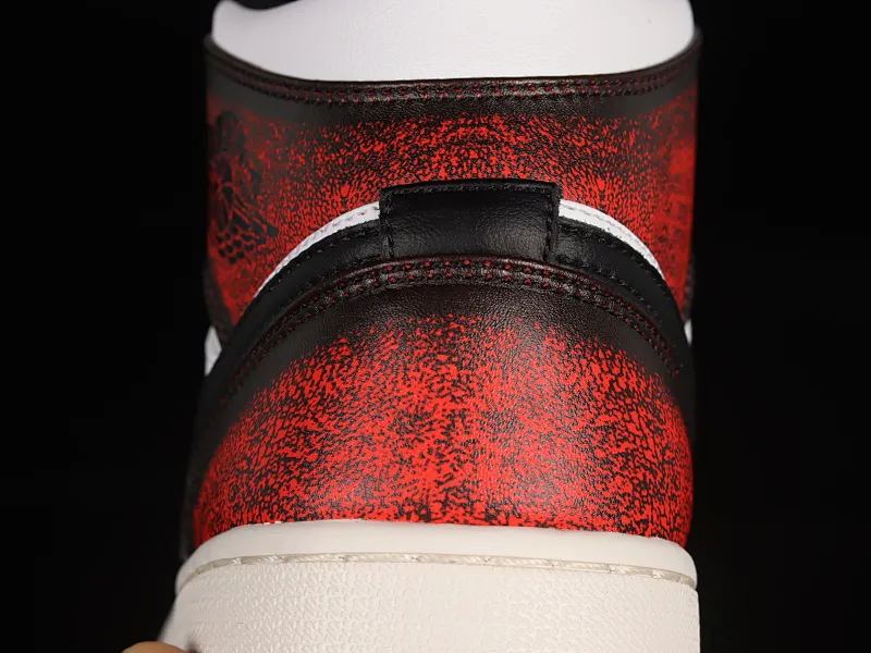 All categories Air Jordan Jordan series basketball shoes Air Jordan 1 Mid Air Jordan 1 Mid "Wear-Away" AJ Joe 1 Chicago distressed Chinese basketball shoes DV9565-006